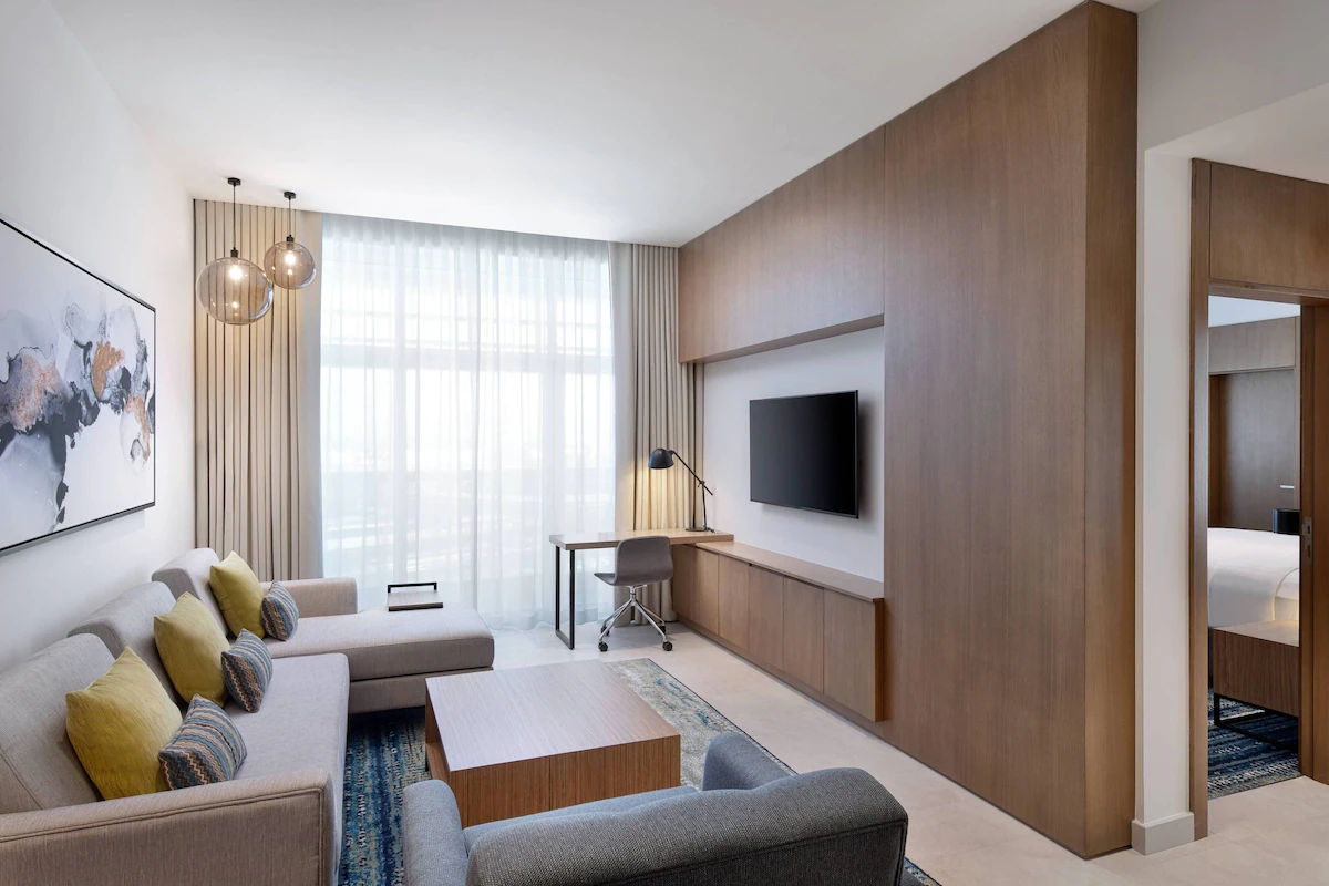 اتاق هتل رزیدنس این بای مریوت الجداف